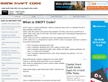 Tablet Screenshot of bankswiftcode.info